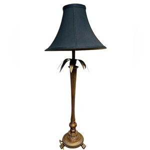 Elegant Black and Gold Table Lamp
